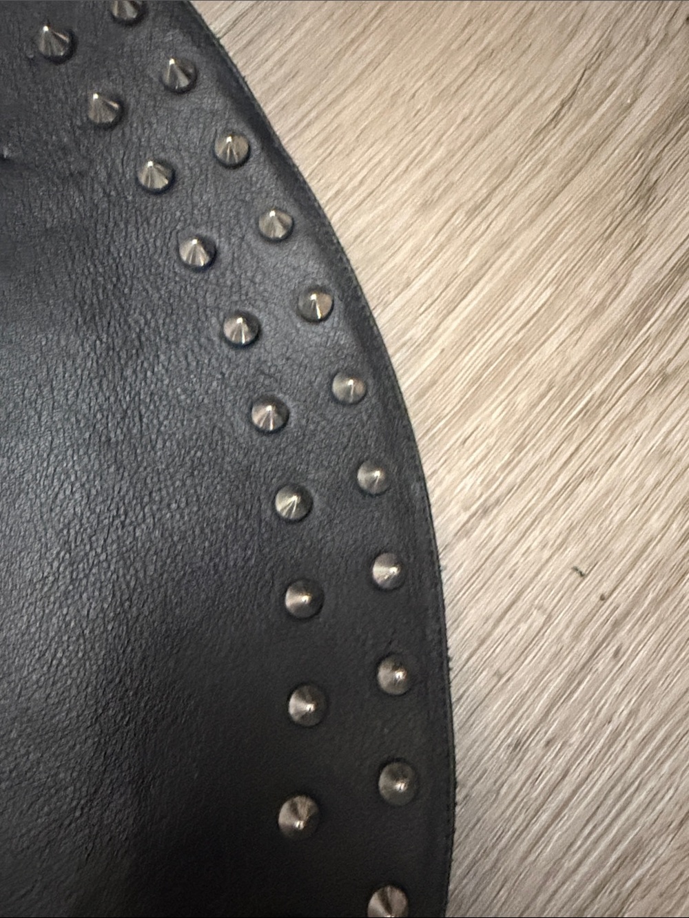 Christian Louboutin Black Studded Over-the-Knee Stiletto Boots Size 7 - Picture 11 of 16